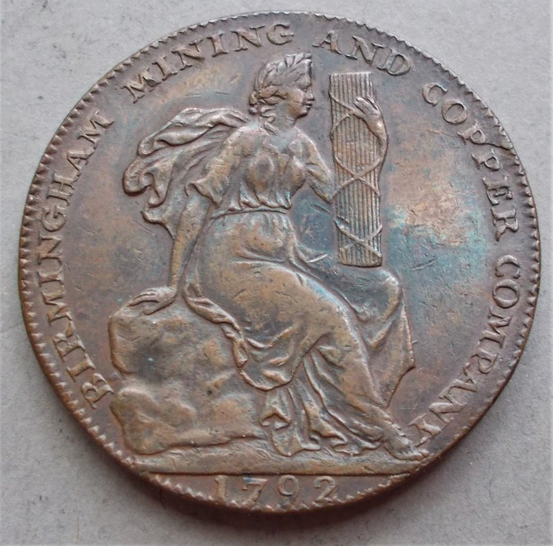 1792-Birmingham-Mining-And-Copper-Company-Token
